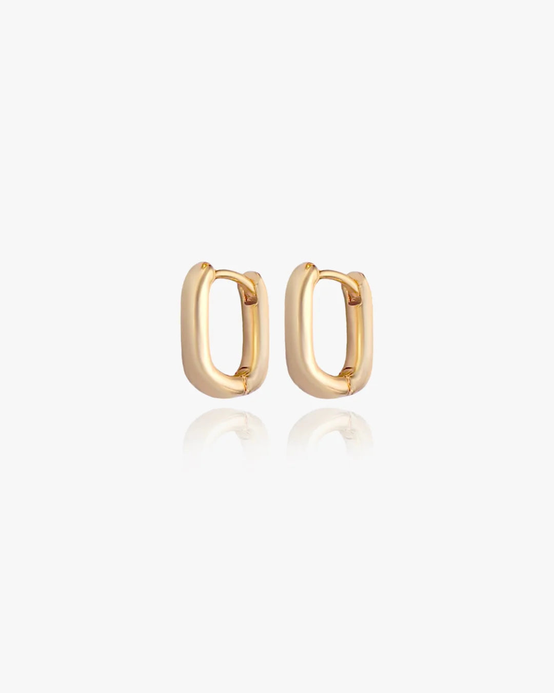 The Square Edit – 18K Gold Vermeil Hoops (S / M / L)