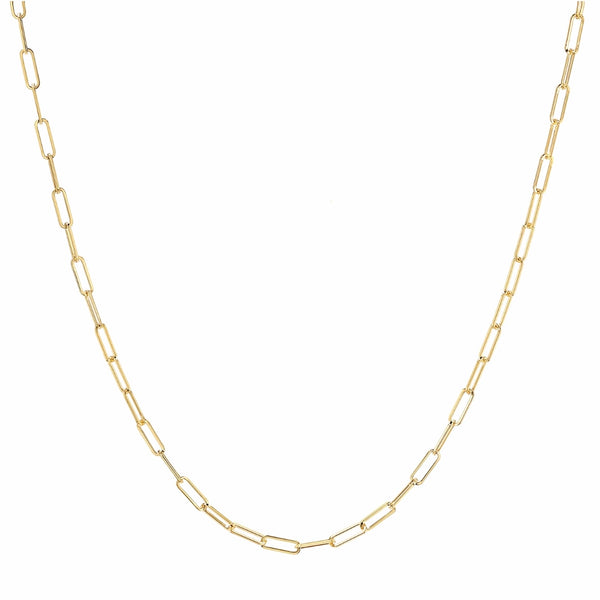 14 Karat Gold-Filled Paperclip Chain