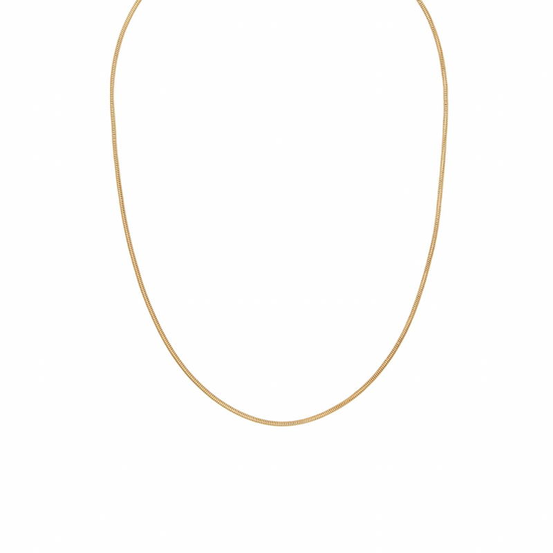 14K Gold-Filled Snake Chain - 1mm Width, Length Options: 16", 18", 20"