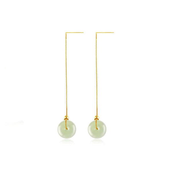 jade drop earring