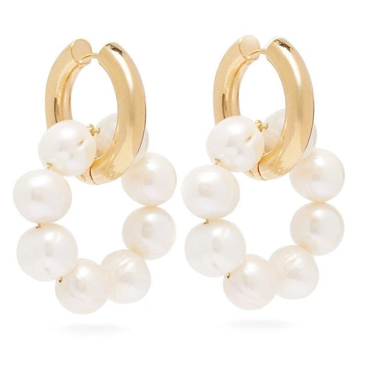 Freshwater Pearl Hoop earring